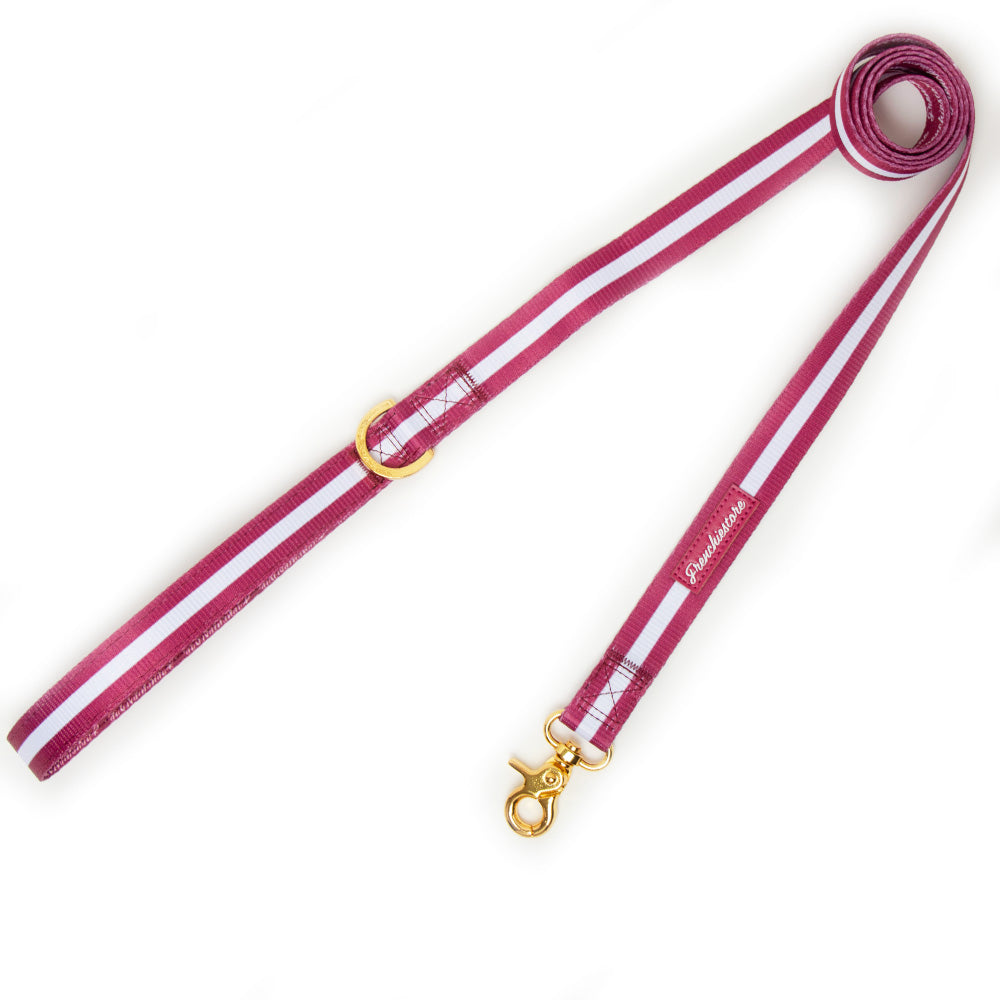 Frenchiestore Dog Luxury Leash | Beet Varsity, Frenchie Dog, French Bulldog pet products